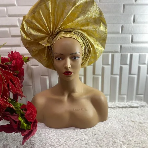 African Pre-tied Autogele Aso Oke