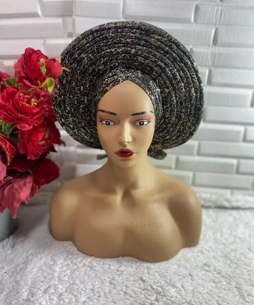 Ready to Wear African Pre-tied Ceremonial AutoGele