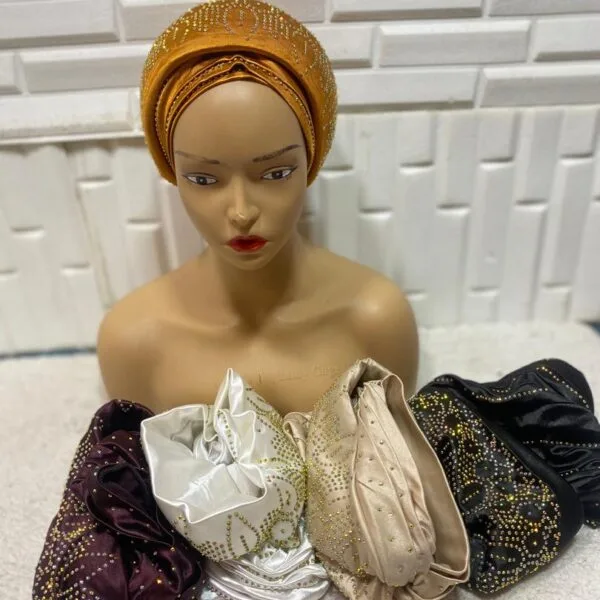 Embellished Turban Head Wrap For Women