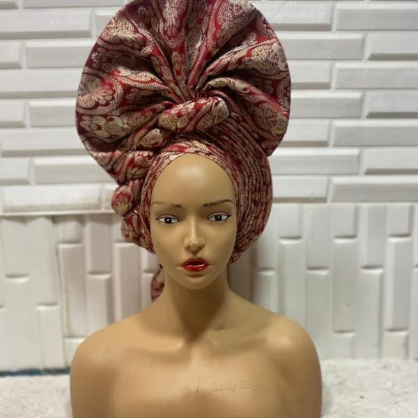 Aso Oke African Autogele headtie