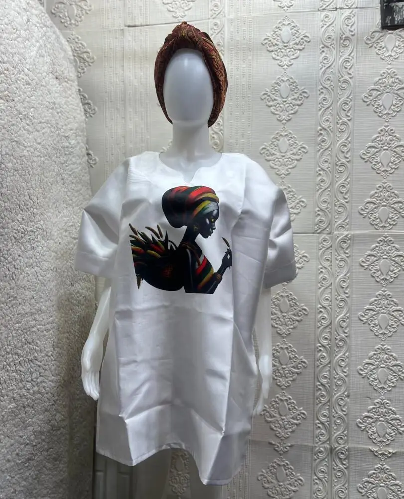 Ready to Wear Dress African Mikado Short Dress
