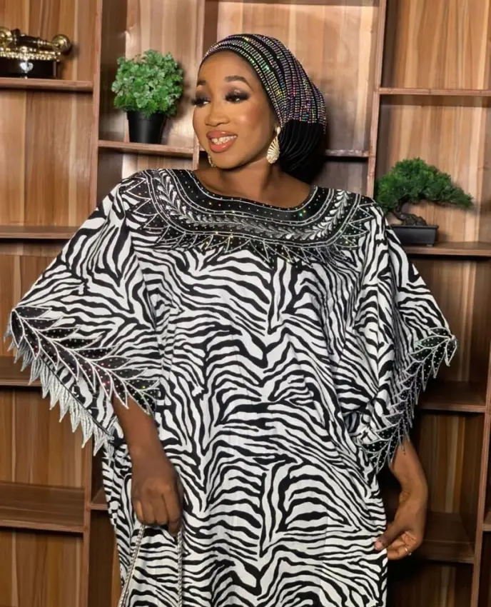 African Boss Lady Maxi Embelished Gown