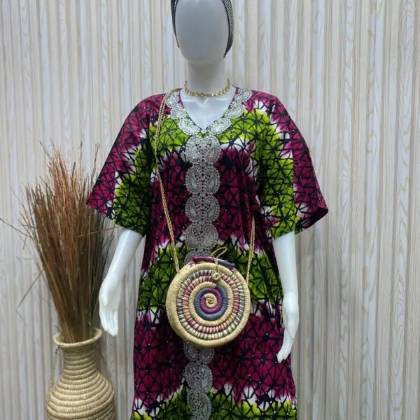 Unique African Ready Wear Ankara Short Gown