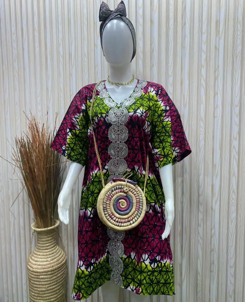 Unique African Ready Wear Ankara Short Gown