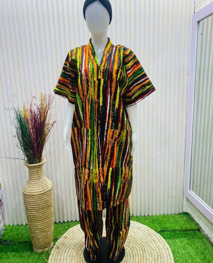 2 piece set Danshiki  & Trouser Ankara outfit