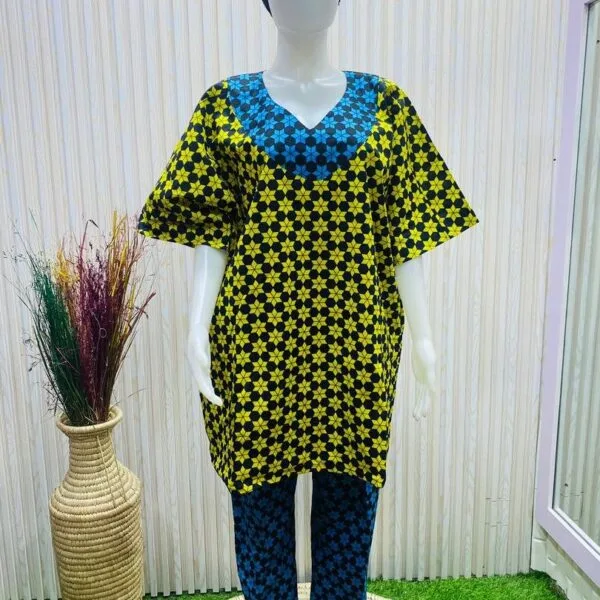 Ankara 2 Piece Women Top & Trouser Set