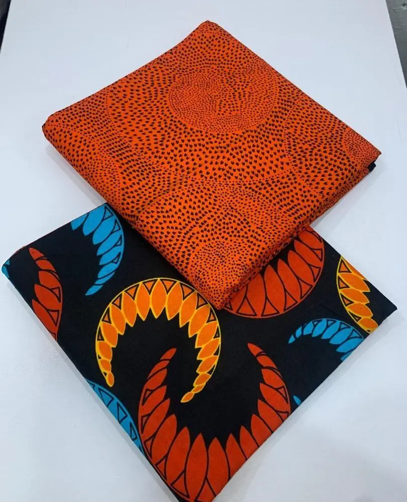 Mix Match Quality Red Black Ankara Fabrics