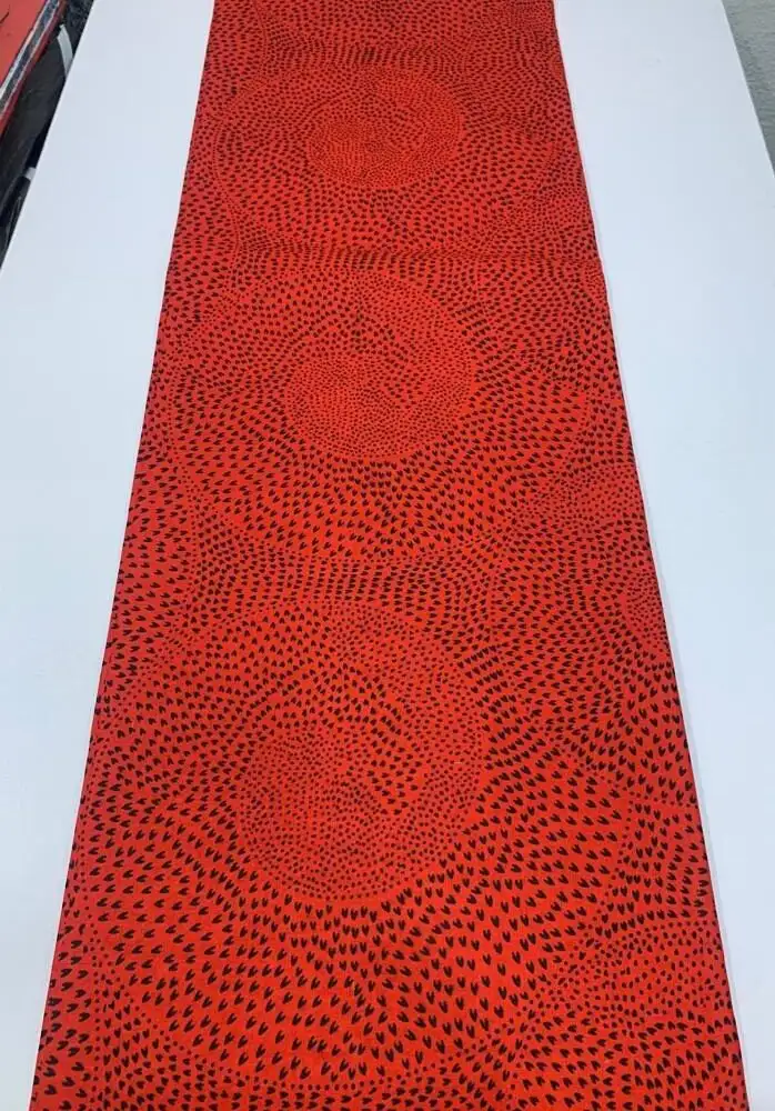 Ankara Fabrics in red Quality Print