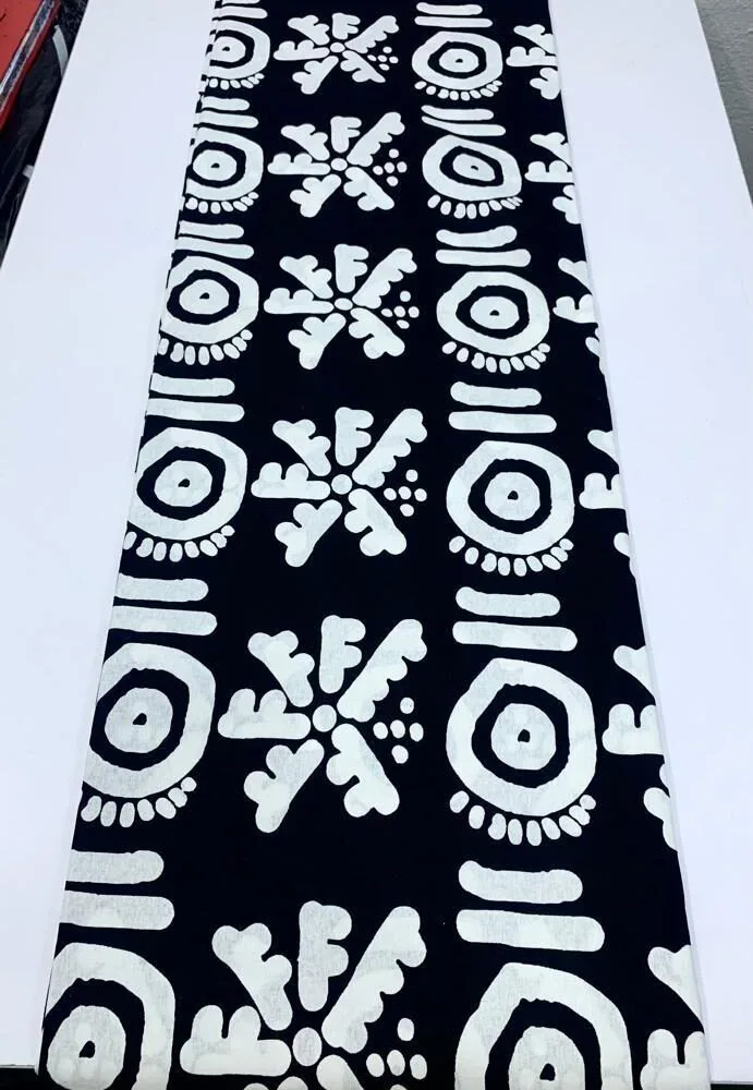 Monochrome African Mud cloth Ankara Fabrics