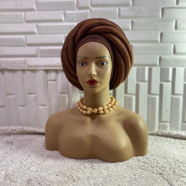 Elegant Pre-Styled Turban Gele
