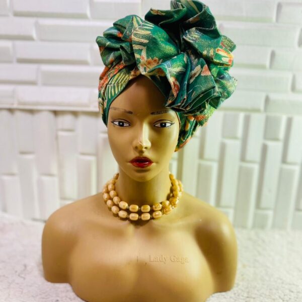 Green Damask Brocade Autogele