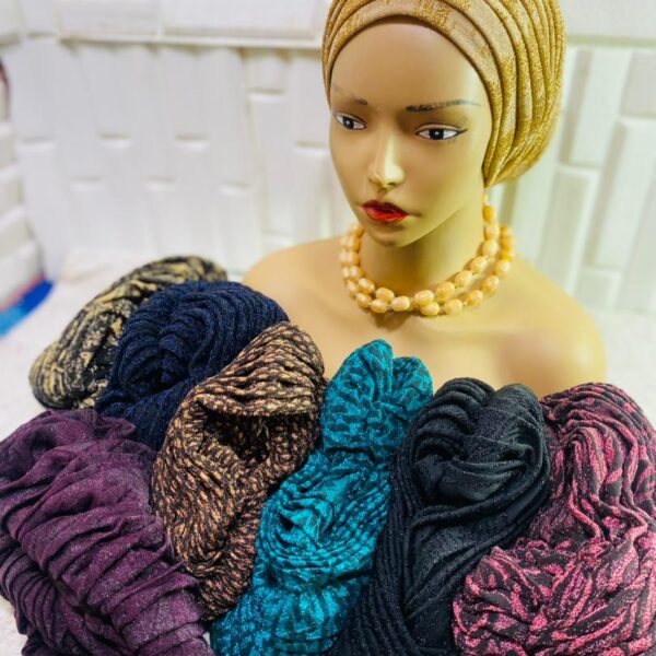 Layered Fashion Lycra Spandex Turban