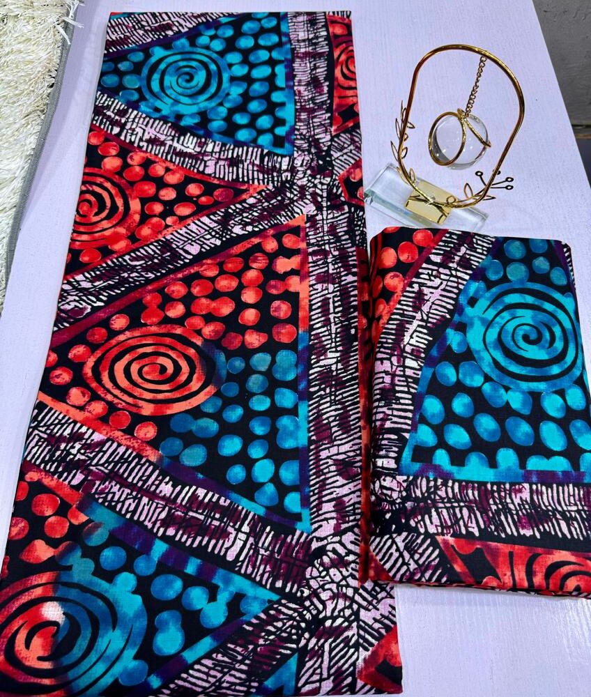 Pure Cotton African Ankara Wax Print (7 Colours) 4