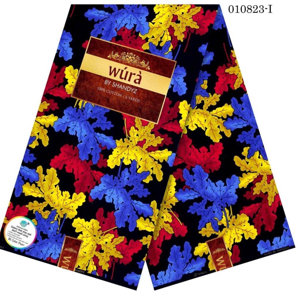 Wura Pure Cotton Ankara Wax (6 Elegant Colors) 2