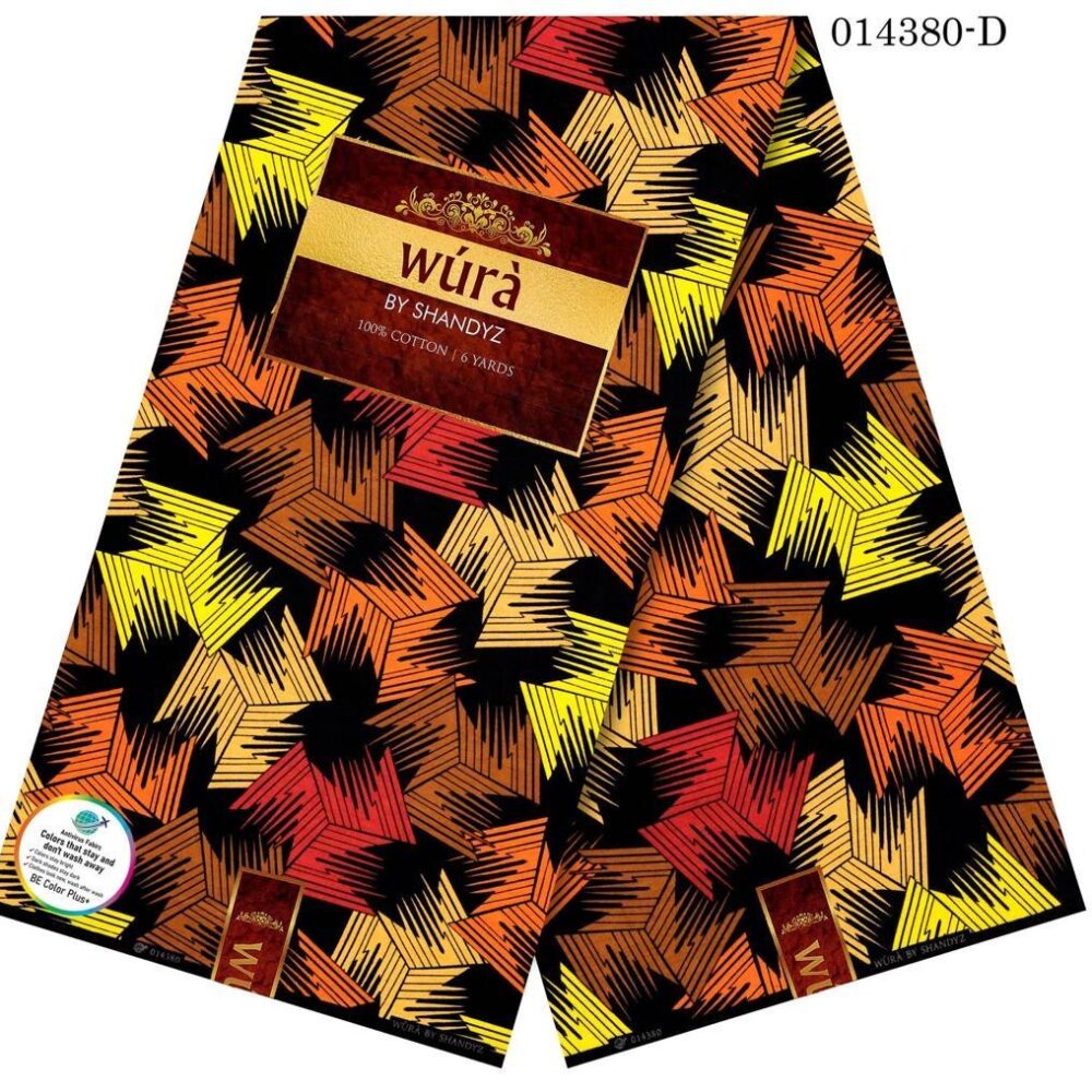 Wura Pure Cotton Ankara Wax (6 Elegant Colors) 6