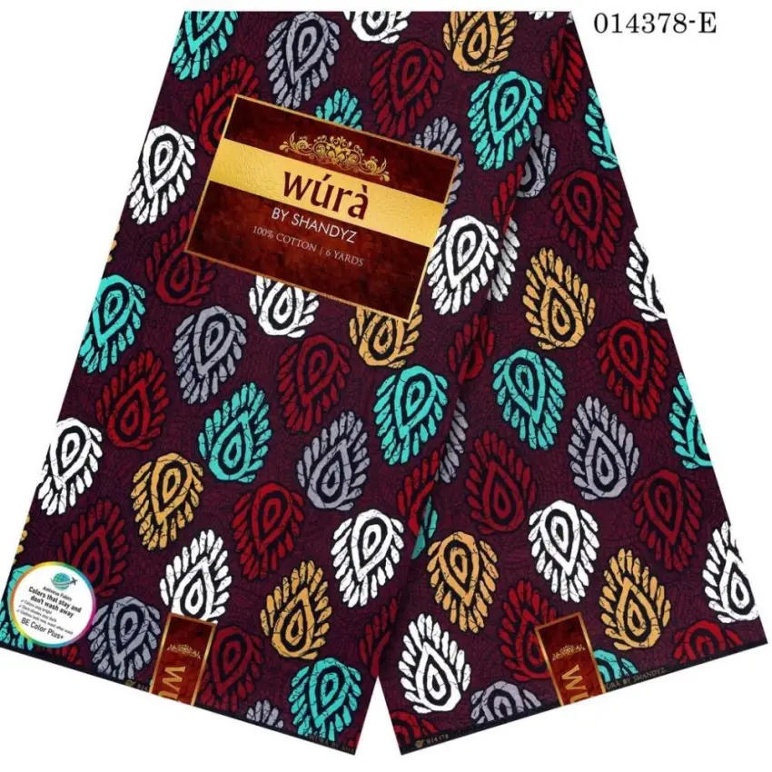 Wura Elegant Wax Ankara Fabrics (In 6 Available Colors) 4
