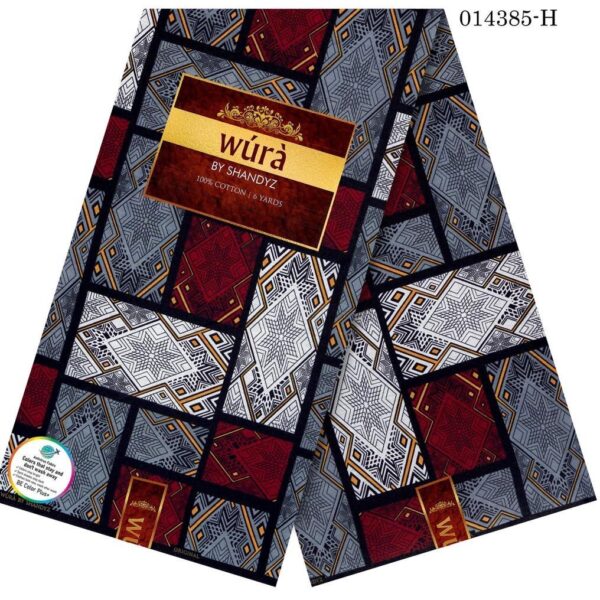 Wura Pure Cotton Ankara Fabrics (4 Different Colors)