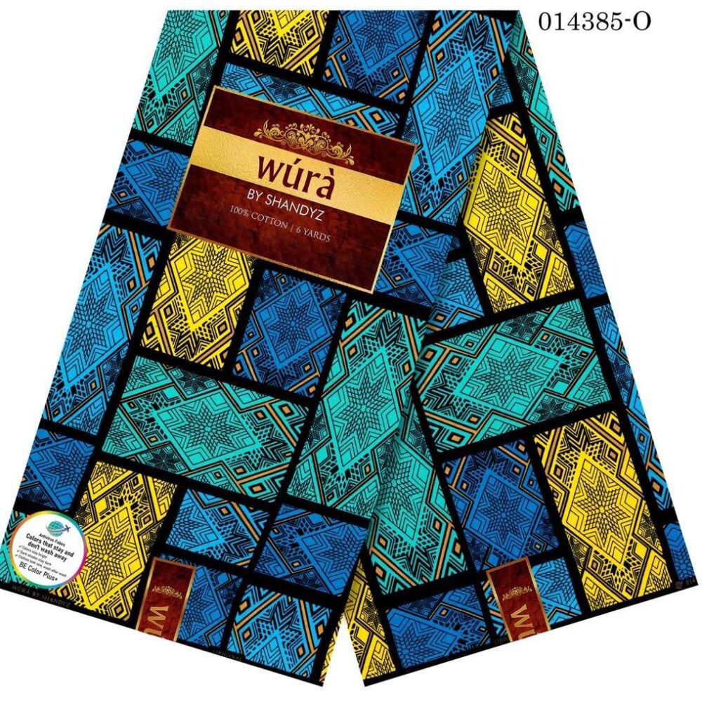 Wura Pure Cotton Ankara Fabrics (4 Different Colors) 3