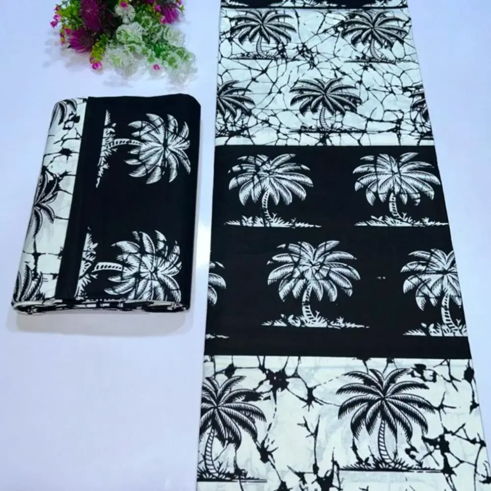 2025 Grayscale Cotton Ankara Fabrics (3 Prints) 4