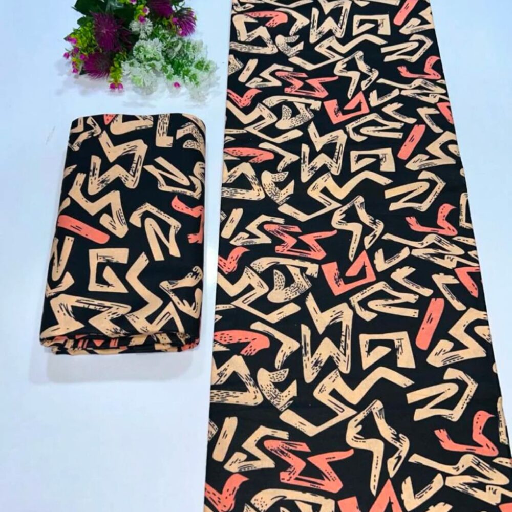 Multicolour African Ankara Fabrics (9 Cotton Prints) 6