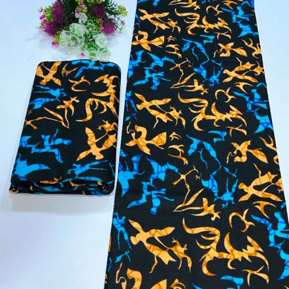 Multicolour African Ankara Fabrics (9 Cotton Prints) 5