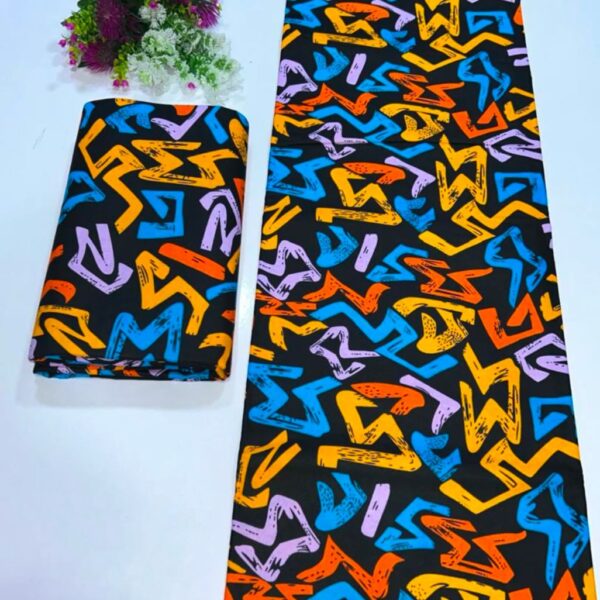 Multicolour African Ankara Fabrics (9 Cotton Prints)