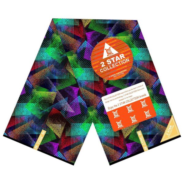Multicoloured Floral Pure Cotton Ankara Wax Fabric (6 Elegant Prints)
