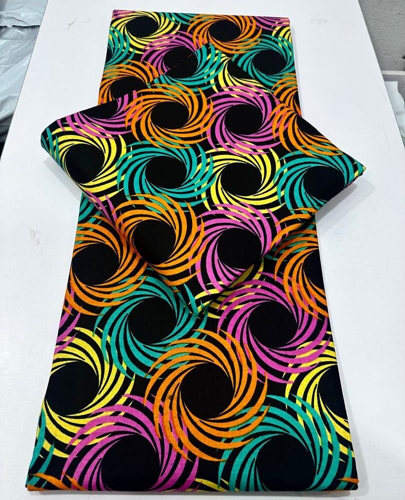 Color Mix Pure Cotton Ankara Print 4