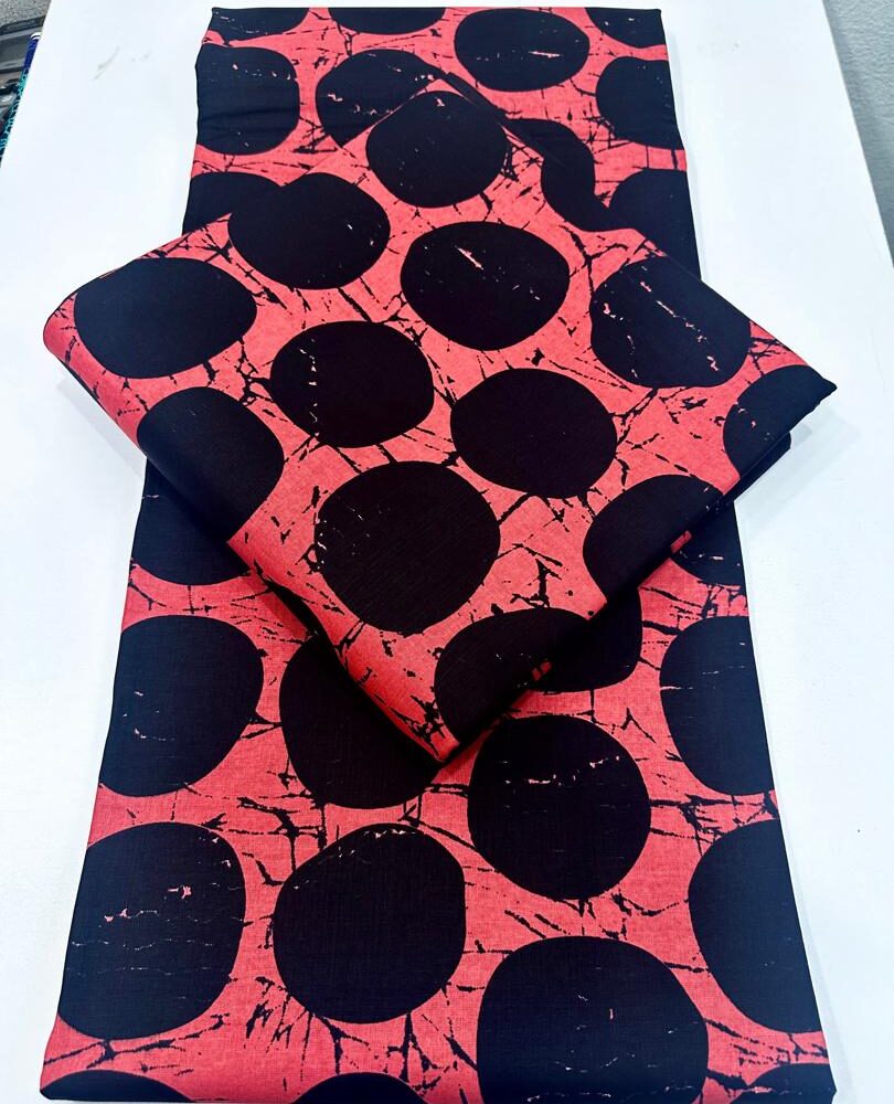 Shape & Circle Design Pure Ankara Wax Fabrics