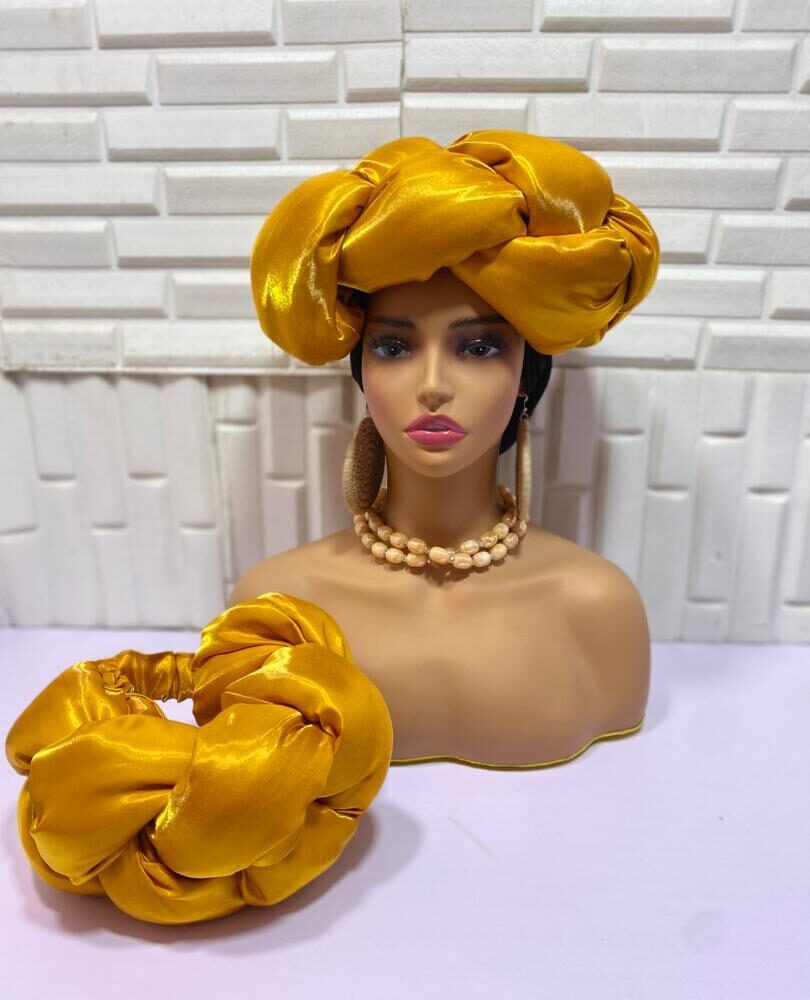 Golden Orange Headband