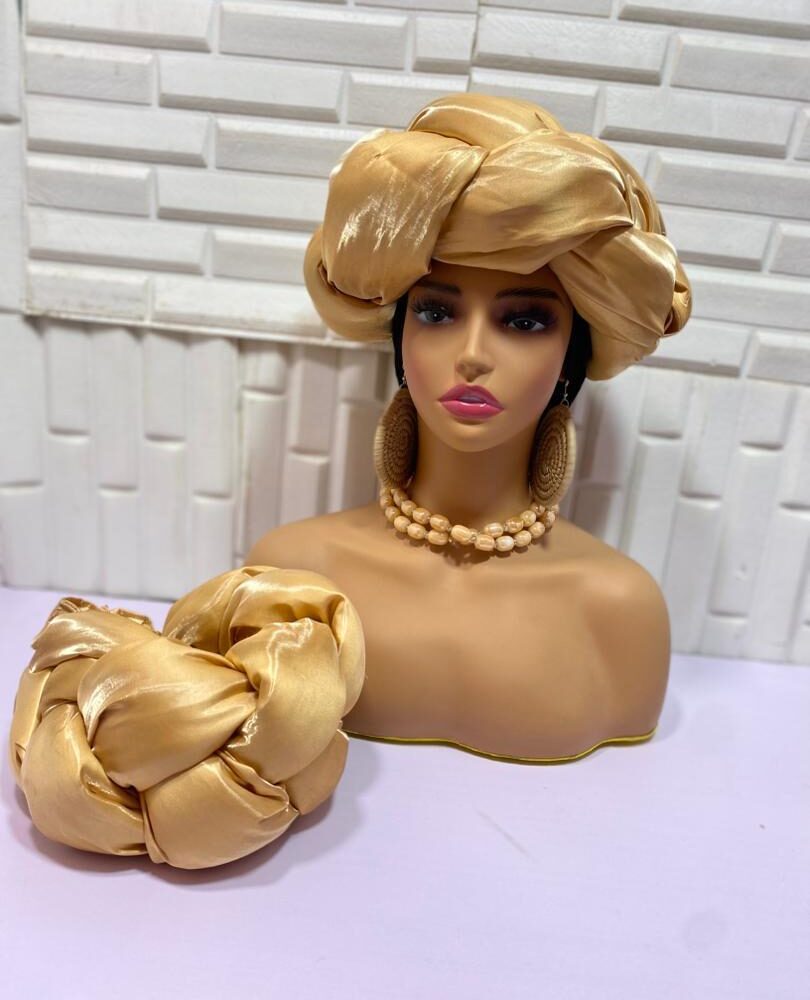 Golden Orange Headband 2