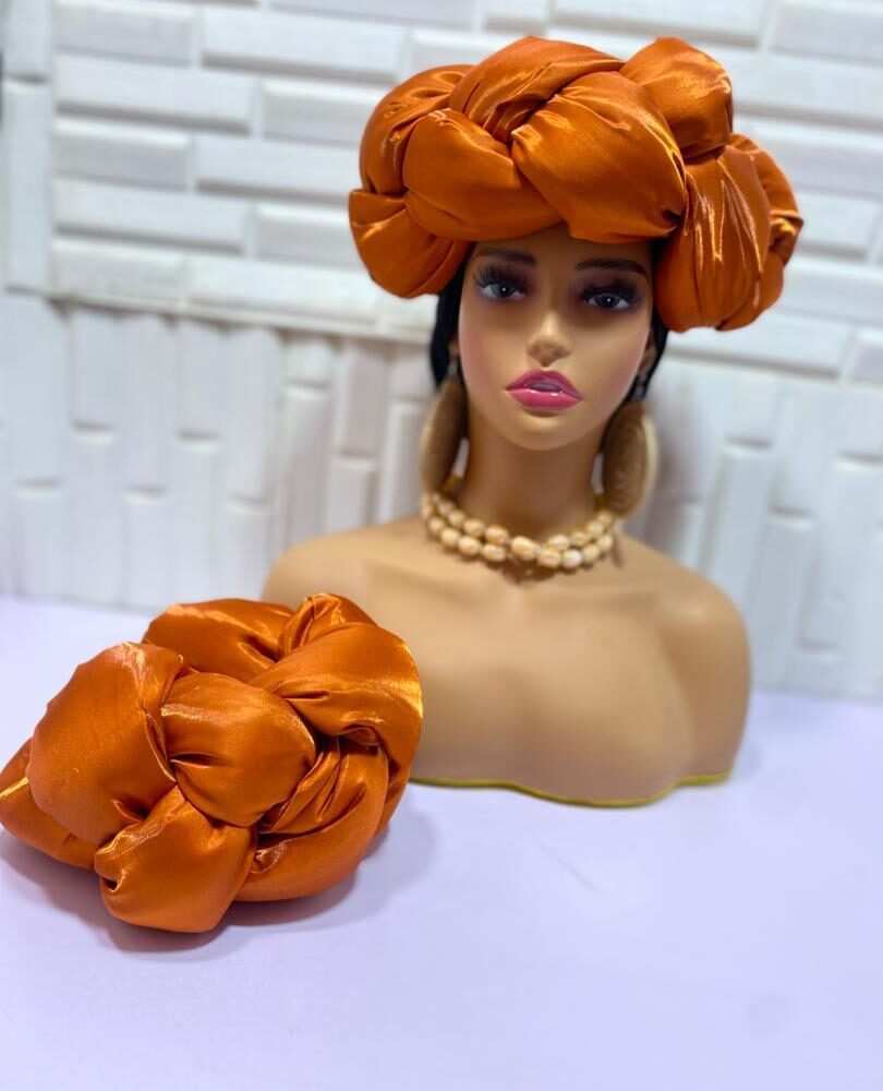 Golden Orange Headband 3
