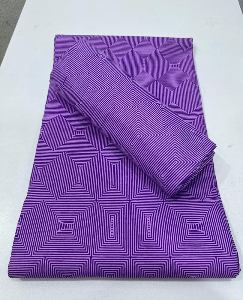 Line Shape Solid Cotton Ankara Fabrics ( 10 Colours) 5