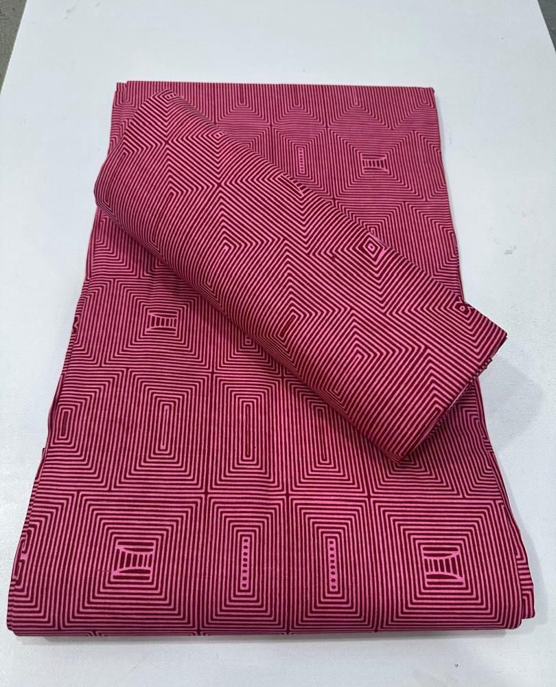 Line Shape Solid Cotton Ankara Fabrics ( 10 Colours) 4