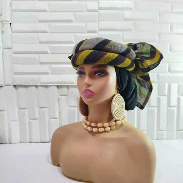 Plaid Colorful Aso Oke Autogele