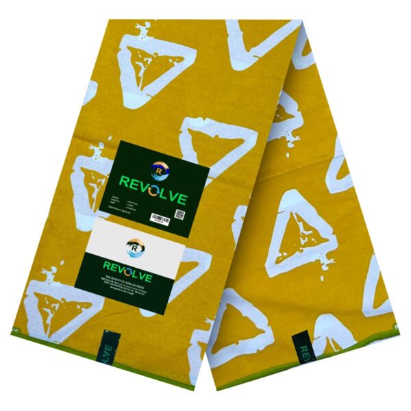 Yellow Revolve African Pride Ankara wax