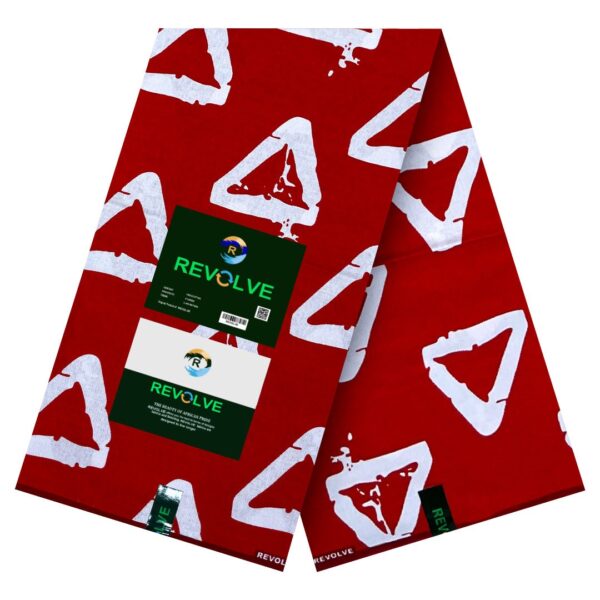 Red Revolve African Pride Ankara wax