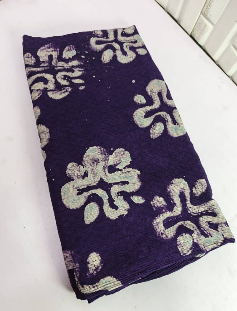 New Adire Crepe Fabric 2025 (10 Colours) 2