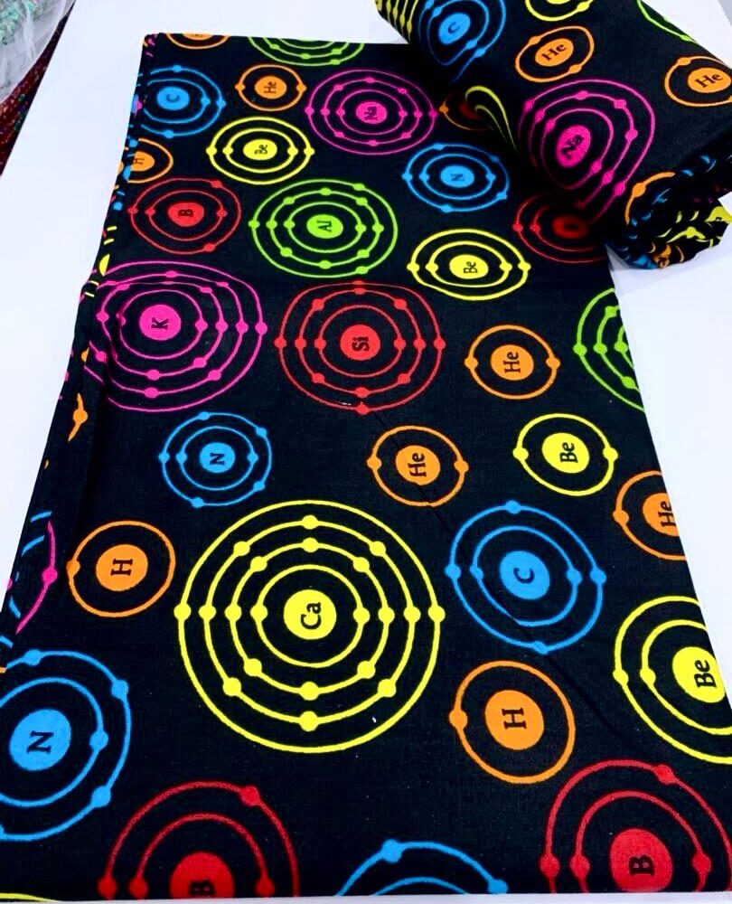 Mixed-color Concentric Ankara Design