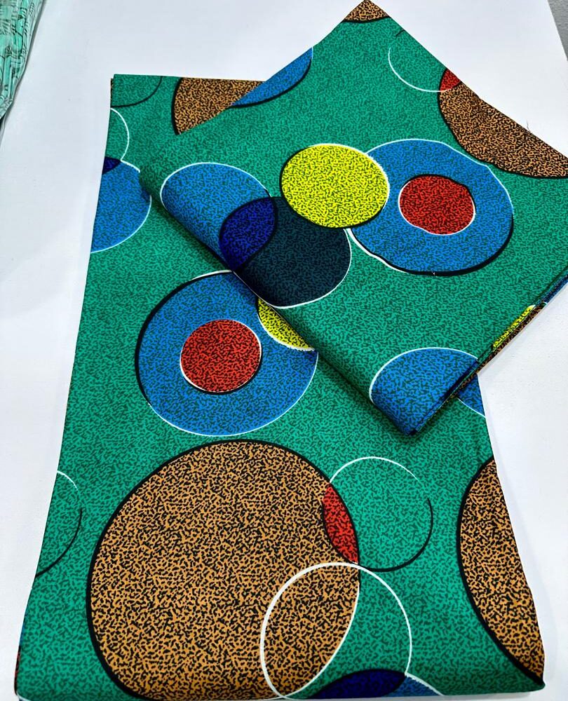 Cosmic Bubbles Ankara Fabric