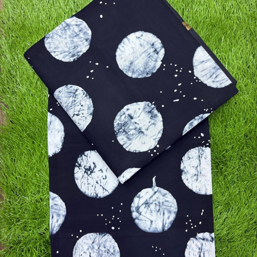 African Fashion Monochrome Ankara Wax 3