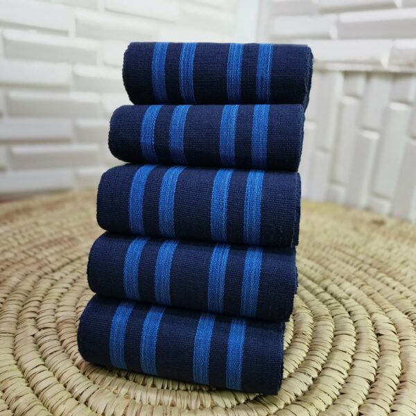Sea Blue Navy Blue Aso Oke