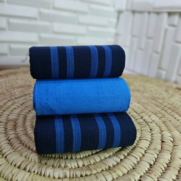 Blue and Black Aso Oke