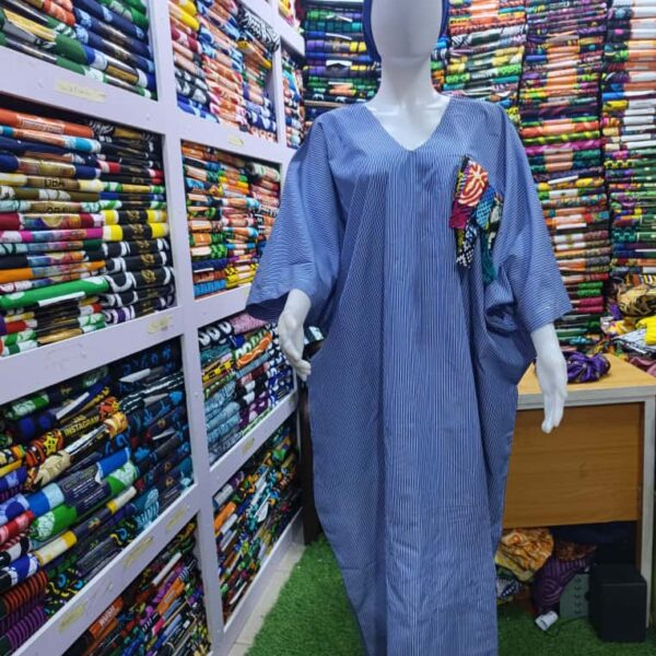 Blue Set Ready to Bear Shirt Bubu Dress