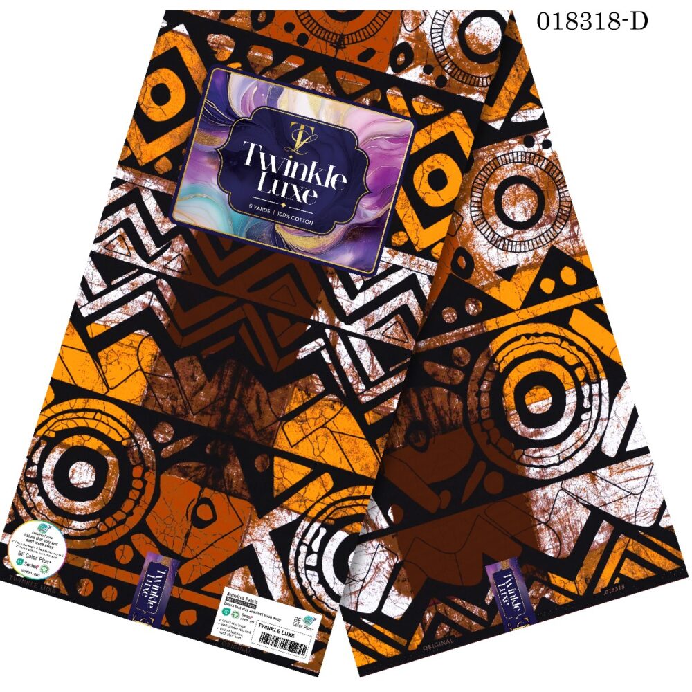 Twinkle Luxe Pure Cotton Ankara Fabrics (4 Cool Prints) 4