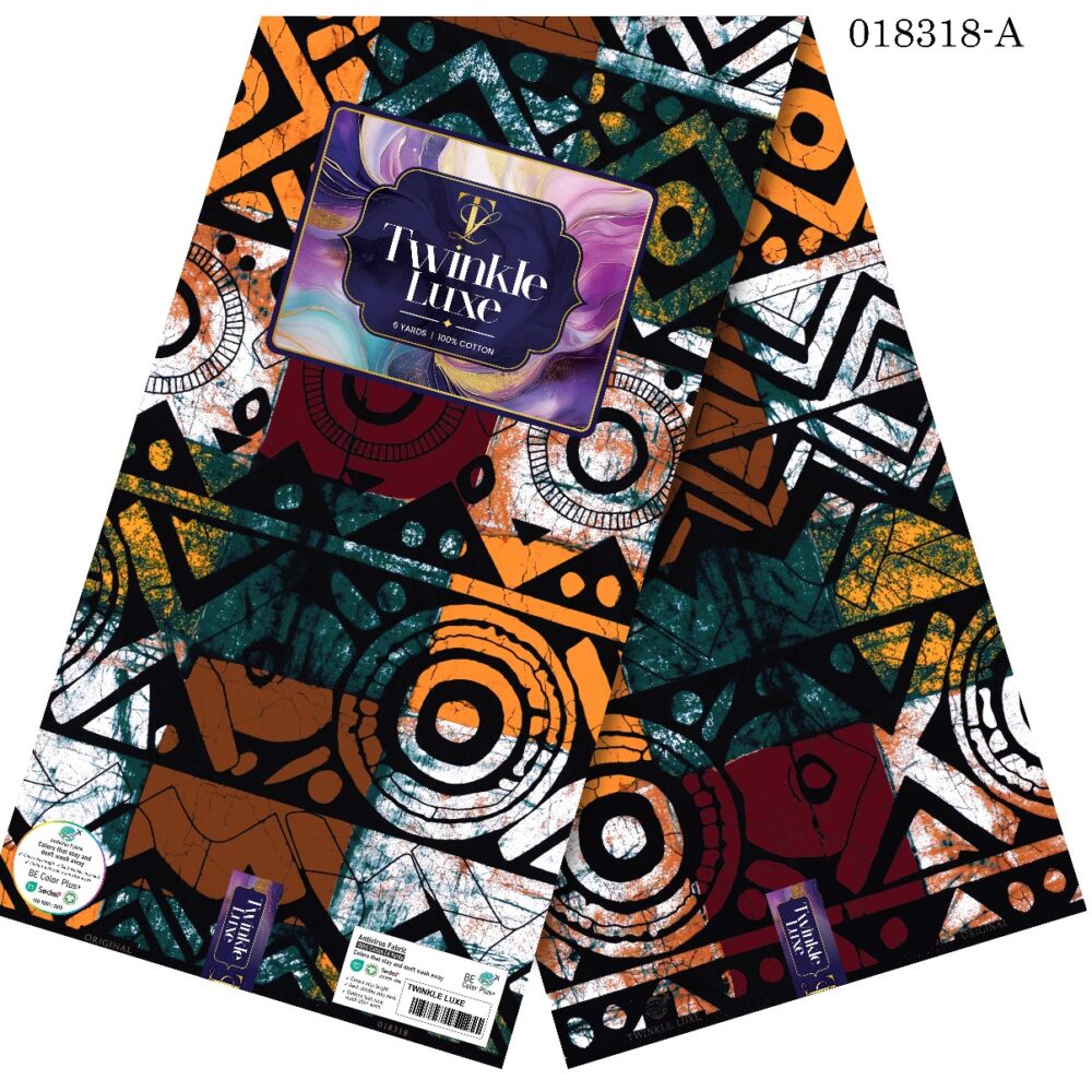 Twinkle Luxe Pure Cotton Ankara Fabrics (4 Cool Prints) 2