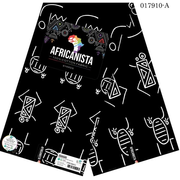 $$ Africanista 100% Cotton Ankara Fabrics (5 Colours)