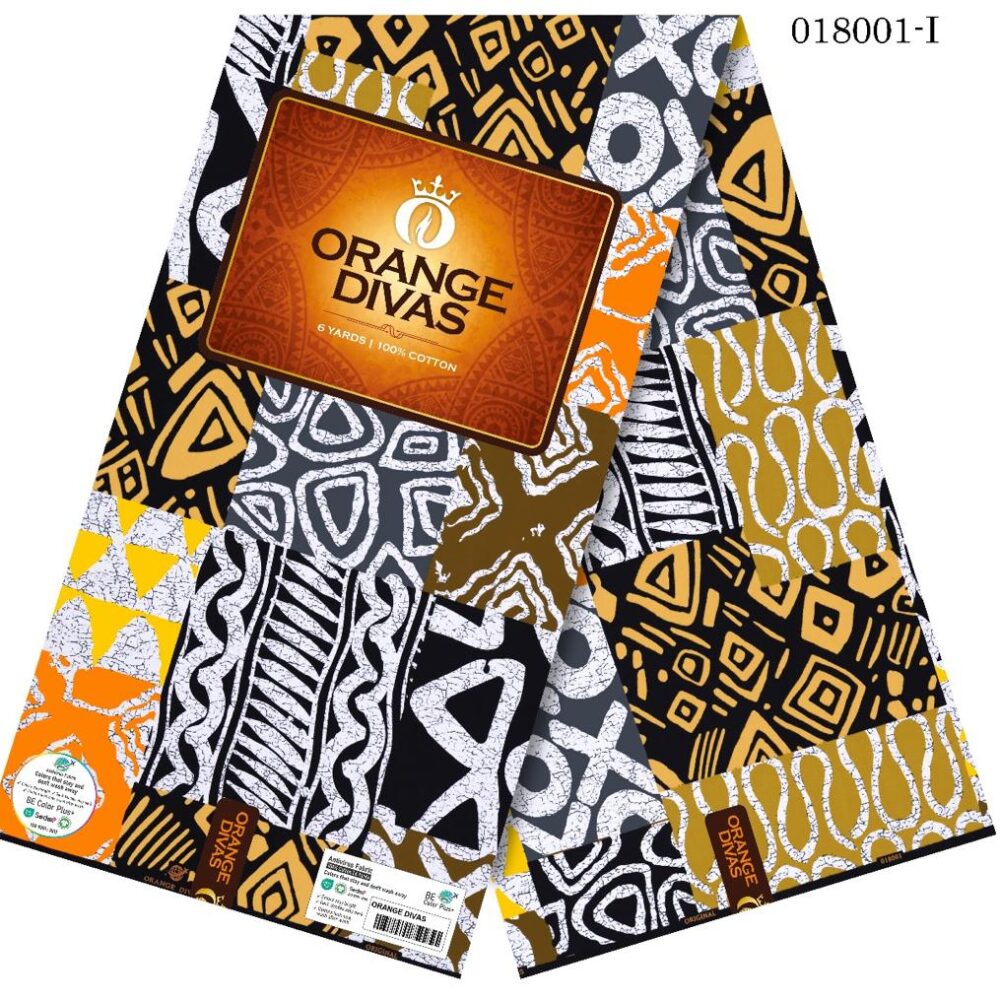 Orange Divas Ankara Wax (7 Super Exotic Prints) 6