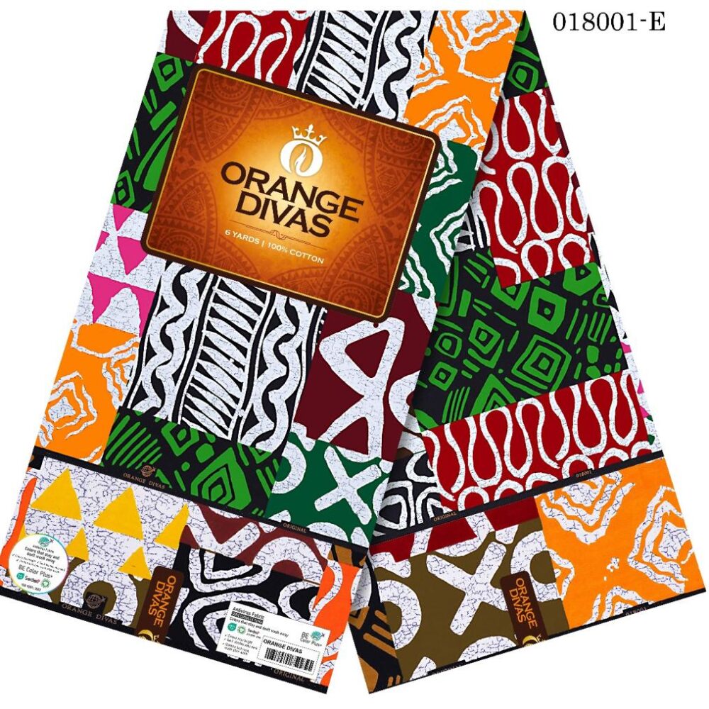 Orange Divas Ankara Wax (7 Super Exotic Prints) 3