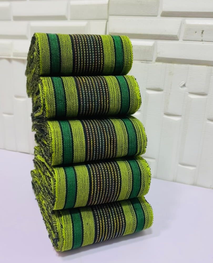 Lemon Green Aso Oke